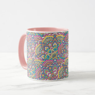 Caneca Mandala Pattern