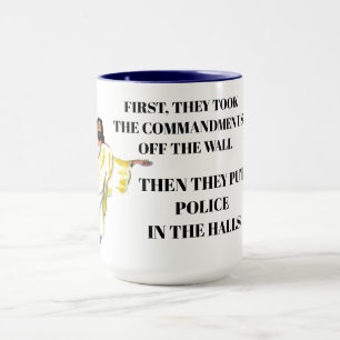 CANECA MANDAMENTOS REMOVIDOS DA ESCOLA