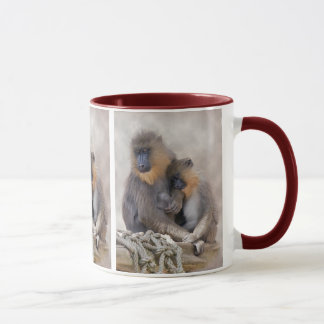 Caneca Mandrill e jovem Mug