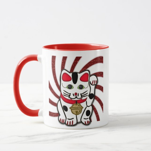 Caneca maneki neko (Esquerda)