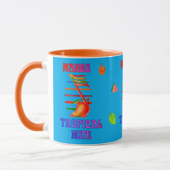 CANECA MANGO MUSIC NOTE DESIGNED MUG  (Esquerda)