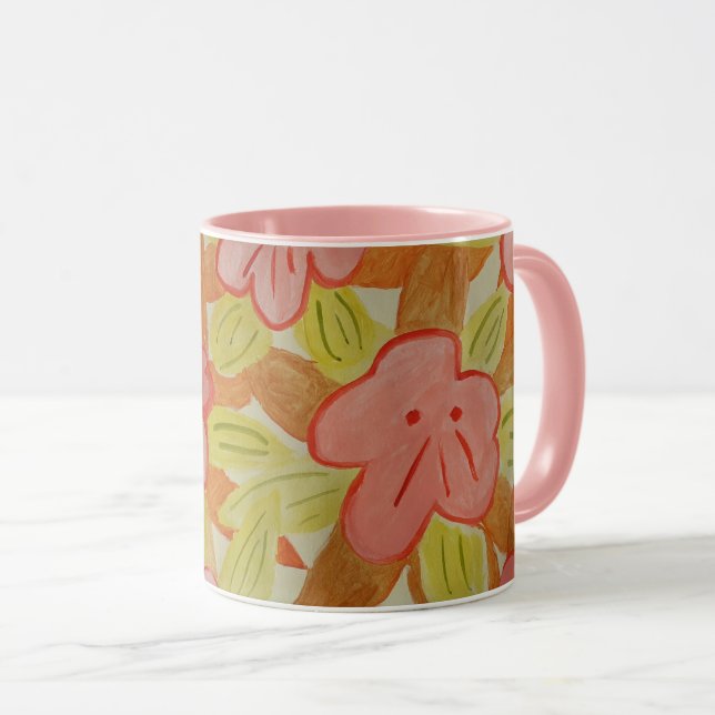 Caneca Mangueira das Flores de Queda (Frente Esquerda)