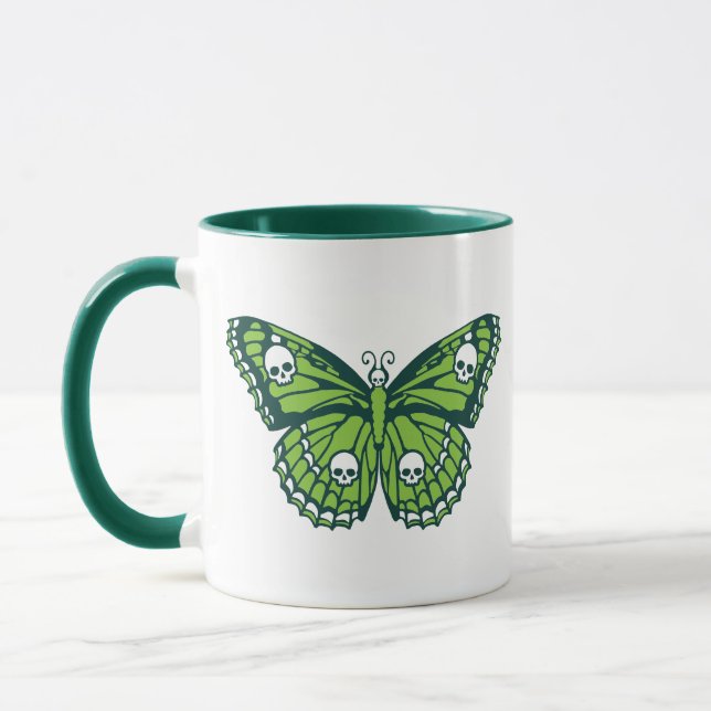 Caneca Mangueira de Borboleta Verde Venenosa (Esquerda)