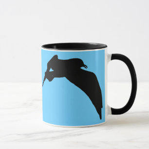 Caneca Mangueiras Negras de Gull do Mar Voador