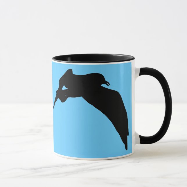 Caneca Mangueiras Negras de Gull do Mar Voador (Direita)