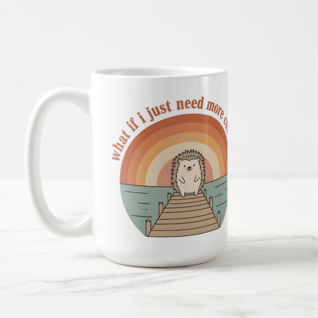 Caneca Manhã de Café com Bordão Divertido de Ouriç (Esquerda)