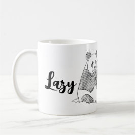 Caneca Manhã Mínima De Panda Lpreguiçosa