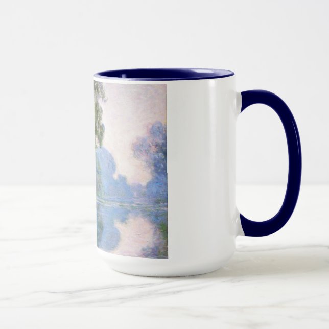 Caneca Manhã no Seine perto de Giverny Claude Monet (Direita)