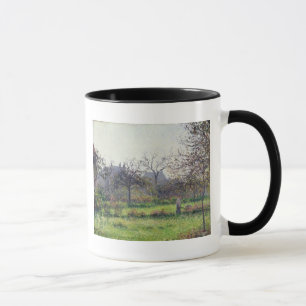 Caneca Manhã Sun de Camille Pissarro , outono, Eragny,