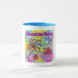 Caneca Manhattan Beach Happy and Hope Mug