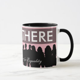 Caneca Manifestantes pela igualdade em março de 2010