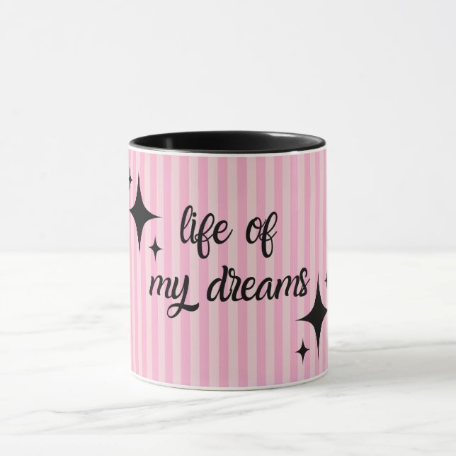 Caneca Manifesto Afirmação Positiva Girly Mug (Centro)