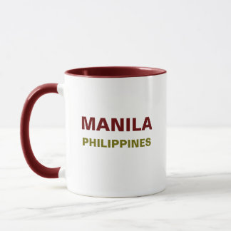 Caneca Manila Filipinas Café Mug