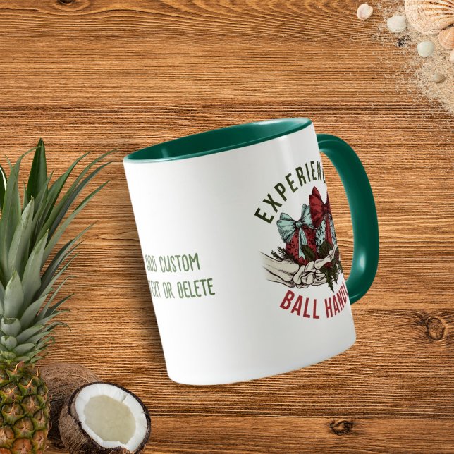 Caneca Manipulador de Bola Experiente, Skeleton Christmas (Criador carregado)