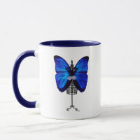 Mannequin Blue Butterfly