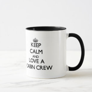Caneca Mantenha a calma e ame um grupo da cabine