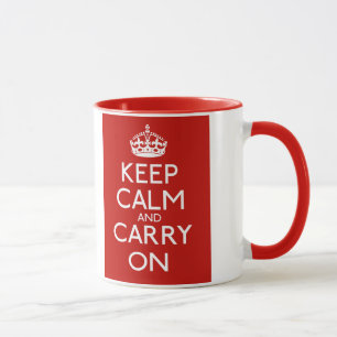 Caneca Mantenha a calma e continue