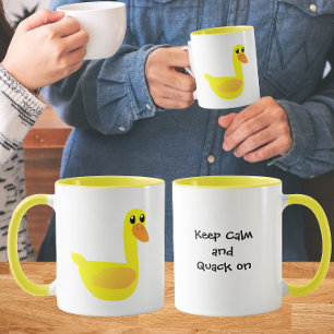 Caneca Mantenha a Calma e Continue Grasnando Humor de Pat