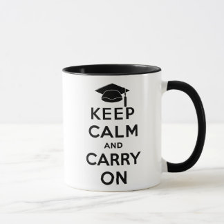 Caneca Mantenha a calma e continue o formando