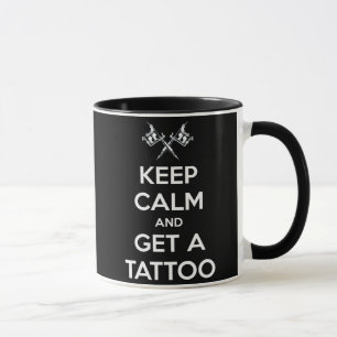 Caneca Mantenha a calma e faça uma tatuagem