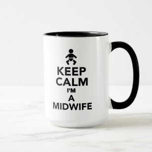 Caneca Mantenha a calma que eu sou uma parteira