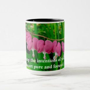 Caneca Mantenha As Intenções Do Seu Coração Pura E Fo