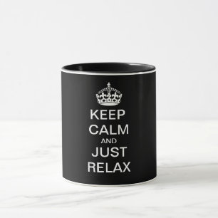 Caneca MANTENHA CALMA E APENAS REPARE - texto personaliza