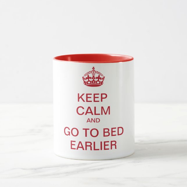CANECA MANTENHA CALMA E VÁ PARA A CAMA ANTES (Centro)