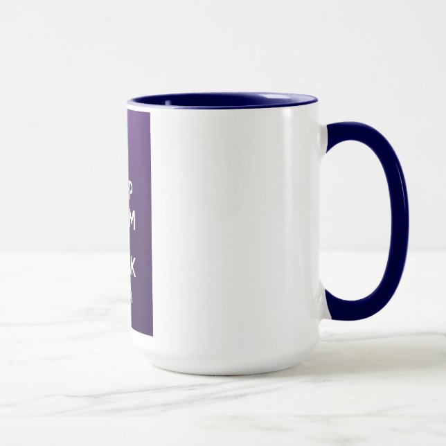 Caneca Mantenha chá calmo e da bebida (Direita)