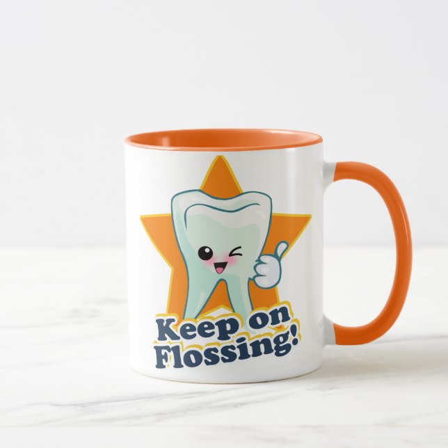 Caneca Mantenha em Flossing! (Direita)