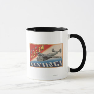 Caneca Mantenha-os Flying/PB2Y-2