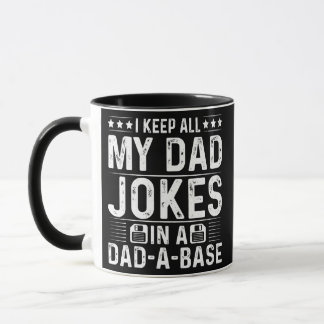 Caneca Mantenho Todas As Minhas Piadas Pais Em Um Pai Um