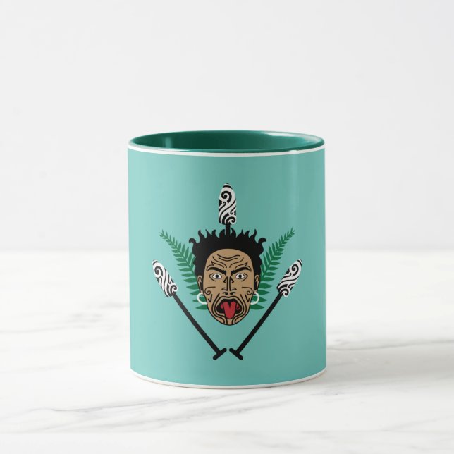 Caneca Maori Nova Zelândia | Kiwi | NZ | Arte | Cultura (Centro)