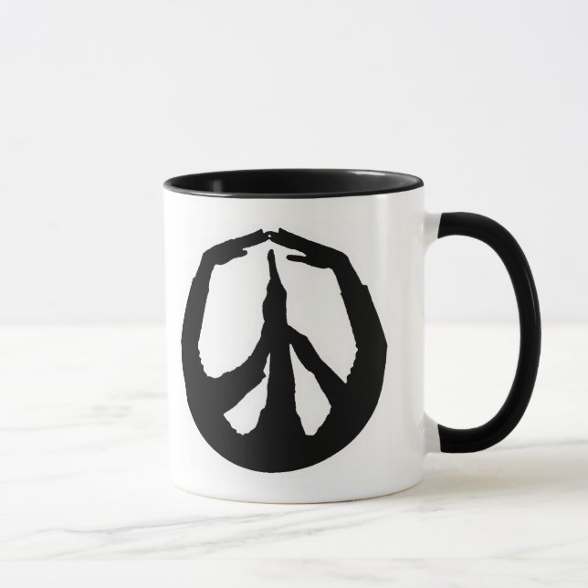 Caneca Mãos da paz (Direita)