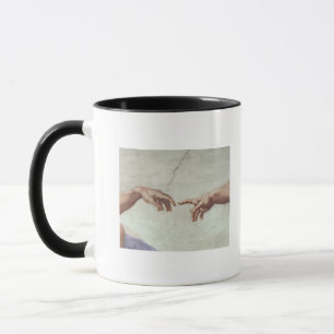 Caneca Mãos do deus e do Adam