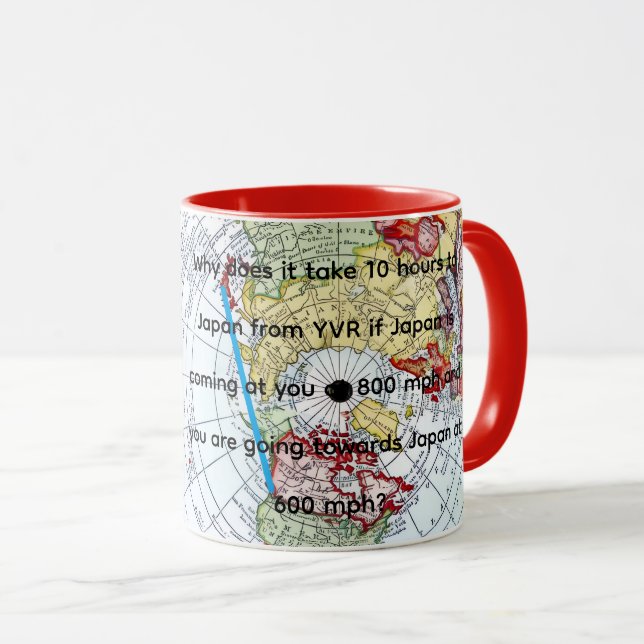Caneca Mapa Aéreo (Frente Esquerda)