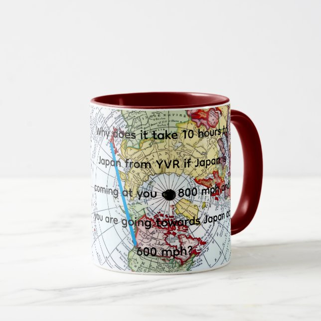 Caneca Mapa Aéreo (Frente Esquerda)