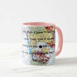 Caneca Mapa Aéreo