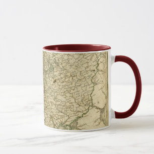 Caneca Mapa antigo de Europa