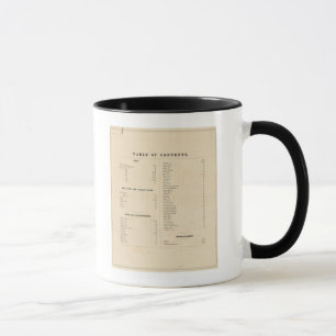 Caneca Mapa atlas do Condado de Solano