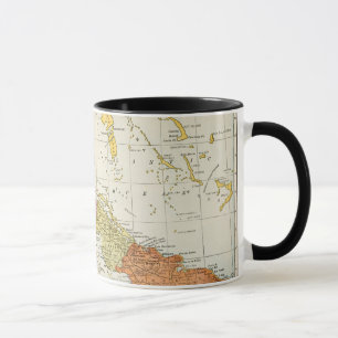 CANECA MAPA: CUBA, 1900
