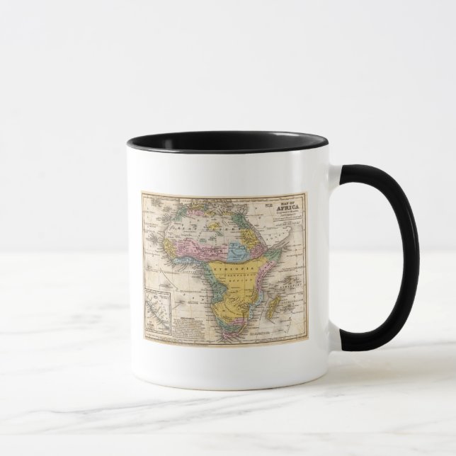 Caneca Mapa da África (Direita)