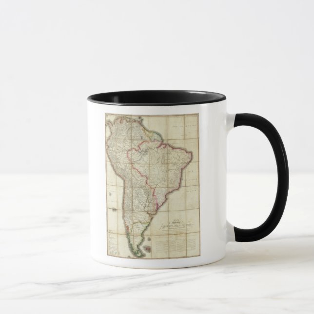 Caneca Mapa da América do Sul 3 (Direita)