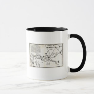 Caneca Mapa da Califórnia