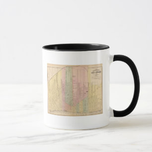 Caneca Mapa da Cidade de Detroit