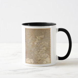 Caneca Mapa da Escócia por Arrowsmith