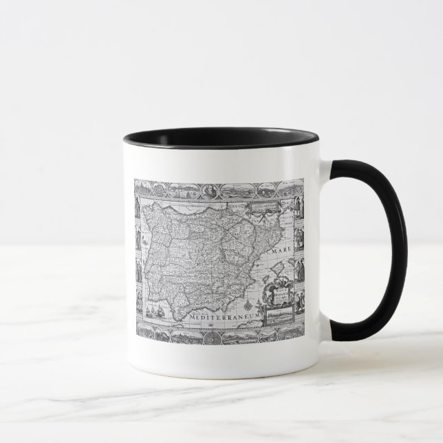 Caneca Mapa da espanha (Direita)