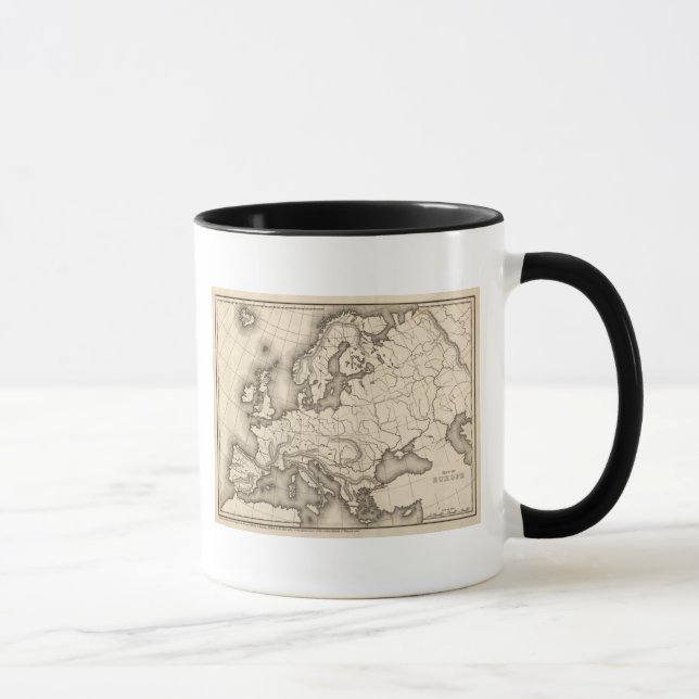 Caneca Mapa da Europa (Direita)
