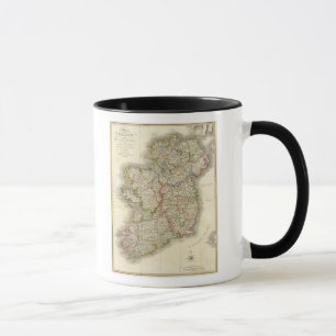 Caneca Mapa da Irlanda