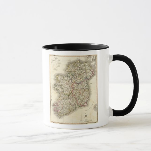 Caneca Mapa da Irlanda (Direita)